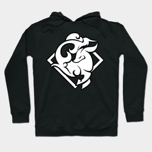 Genshin Impact Ganyu Emblem - White Hoodie